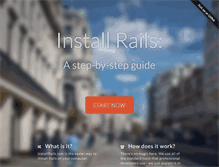 Tablet Screenshot of installrails.com